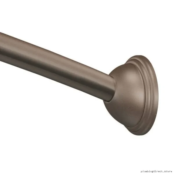 Adjustable Curved Shower Rod with Old World Bronze Finish - Moen DN2160OWB