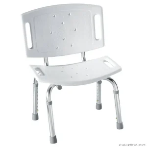 Moen Adjustable Shower Chair - White DN7030, Comfortable & Secure for Seniors