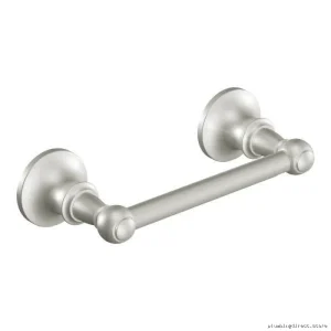 Moen DN4408BN Adjustable Toilet Paper Holder in Brushed Nickel - Modern Space-Saving Design