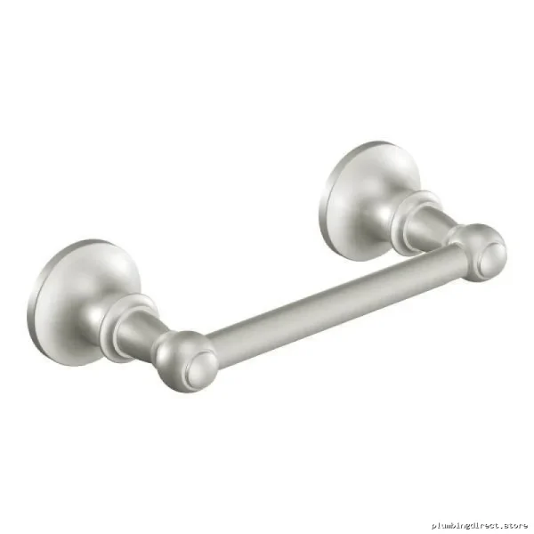 Moen DN4408BN Adjustable Toilet Paper Holder in Brushed Nickel - Modern Space-Saving Design