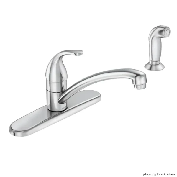 Moen Adler Chrome Kitchen Faucet with Detachable Side Spray