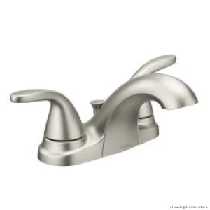 Moen Adler Brushed Nickel Bath Faucet Spot Resist Centerset 84603SRN