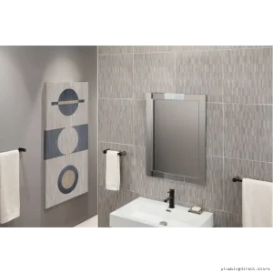Moen Align 8 Mini Space-Saving Bathroom Towel Holder - Matte Black
