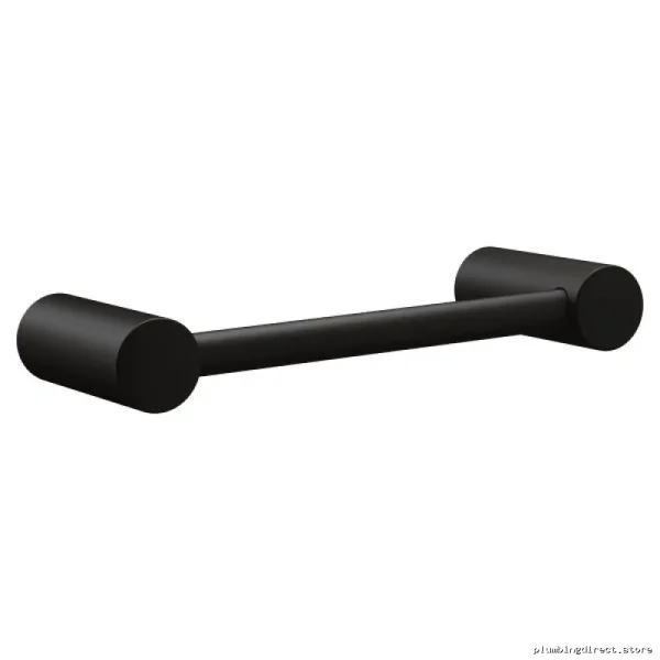 Moen Align 8 Mini Space-Saving Bathroom Towel Holder - Matte Black - Image 2