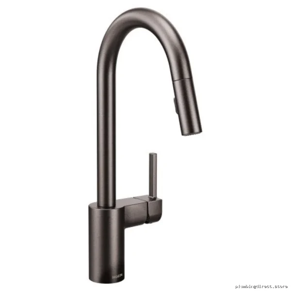 Moen Align Pull-Down Kitchen Faucet in Black Stainless Steel