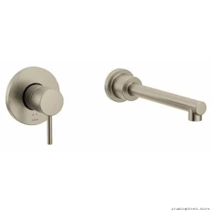 Brushed Nickel Single Handle Wall-Mount Tub Faucet Trim | Moen Align