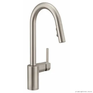 Moen Align Kitchen Faucet with Pulldown Spray & Spot-Resist Stainless Steel | Model #756SRSLowFlow Design