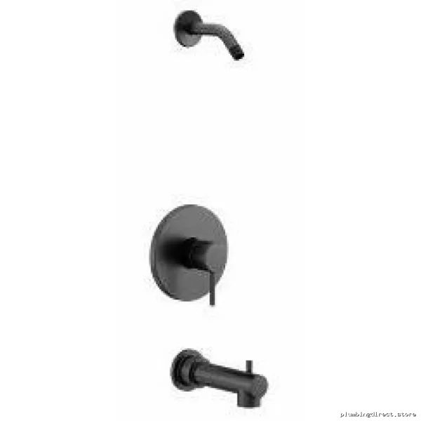 Align M-Core 2 Series Matte Black Tub & Shower Trim Set (No Shower Head) - UT2193NHBL Moen