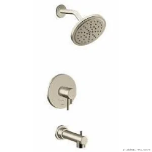 Moen Align MCORE Water-Saving Bath Fixtures Kit – Modern Design in Brushed Nickel