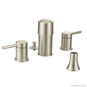 Modern Moen Align Brushed Nickel Bidet Faucet Trim