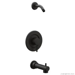 Moen Align Posi-Temp Tub & Shower Trim Kit – Matte Black Finish Excludes Head