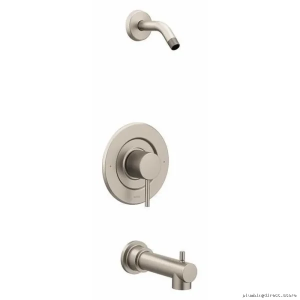 Moen Align Posi-Temp Tub & Shower Trim Kit (No Shower Head) - Brushed Nickel T2193NHBN