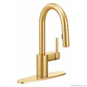 Moen Align Pull-Down Kitchen Faucet with Easy-Clean Spray - Brushed Gold