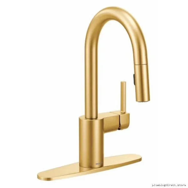 Moen Align Pull-Down Kitchen Faucet with Easy-Clean Spray - Brushed Gold