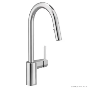 Moen Align U Voice-Controlled Smart Kitchen Faucet in Chrome