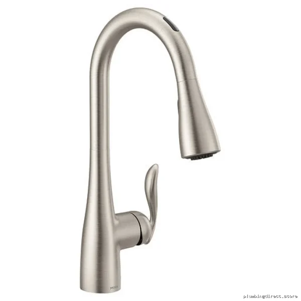 Moen Arbor U Voice-Activated Smart Faucet with Pulldown Spray - Spot-Resistant Stainless Steel 7594EVSRS