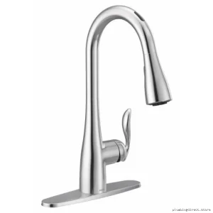 Moen Arbor Voice Control Smart Faucet Chrome Touchless Kitchen Sink