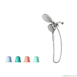 Moen Aromatherapy Shower Head with Essential Oil Capsules in Spot Resist Nickel