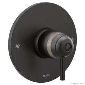 Moen Arris TS33002BL ExactTemp Shower Valve Trim - Sleek Matte Black Modern Design