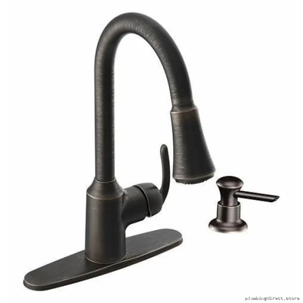 Moen Bayhill Pull-Down Spray Kitchen Faucet - Mediterranean Bronze CA87094BRB