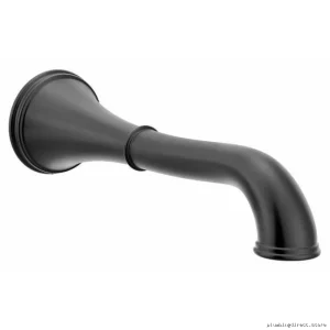 Moen Belfield 10 Tub Spout in Matte Black Finish - Modern Design TF193371BL