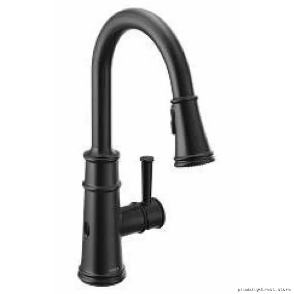 Moen Belfield 7260EWBL Matte Black MotionSense Wave Pulldown Kitchen Faucet