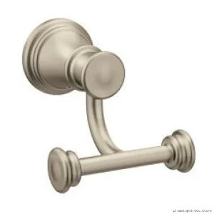 Brushed Nickel Bathrobe Hook - Moen Belfield Collection