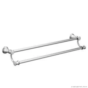 Chrome Double Towel Bar by Moen Belfield Collection 24