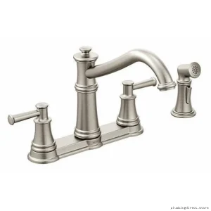Belfield Kitchen Faucet: Spot-Resistant Stainless with Separate Spray | Moen Model