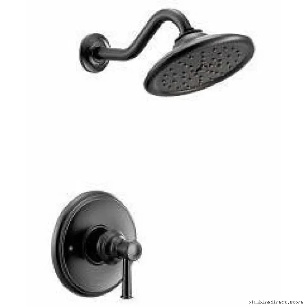 Moen Belfield M-Core 3 UT3312BL Modern Matte Black Shower Valve Trim
