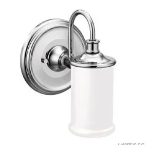 Moen Belfield Single Globe Wall Sconce | Sleek Chrome Design | Model YB6461CH