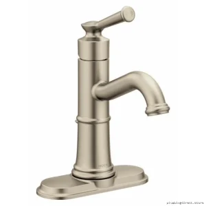 Moen Belfield Single-Hole Bathroom Faucet in Brushed Nickel
