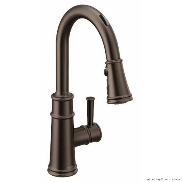 Belfield Smart Touch Kitchen Faucet Oil Rubbed Bronze with Pulldown Spray - Moen 7260EVORB