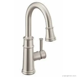 Moen Belfield Spot Resist Stainless Steel Bar Pulldown Faucet