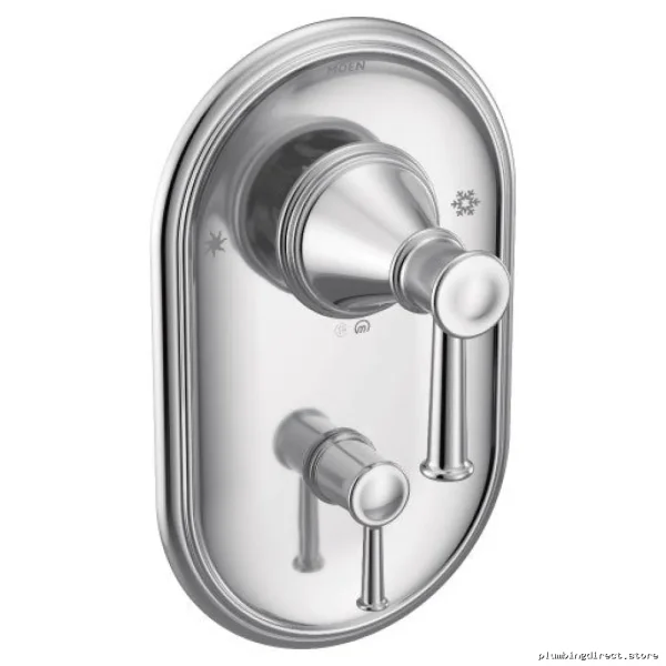 T2310 Moen Belfield Thermostatic Shower Valve Trim - Chrome Built-In Diverter - Image 2