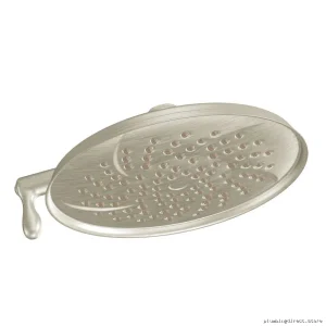 Moen Brushed Nickel Eco Shower Head - 9 Inch 2-Spray Rainshower S1311EPBN