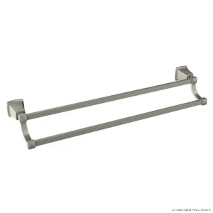 Moen Boardwalk 24 Double Towel Bar - Brushed Nickel Bathroom Accessory Y3222BN