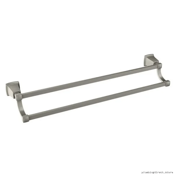 Moen Boardwalk 24 Double Towel Bar - Brushed Nickel Bathroom Accessory Y3222BN