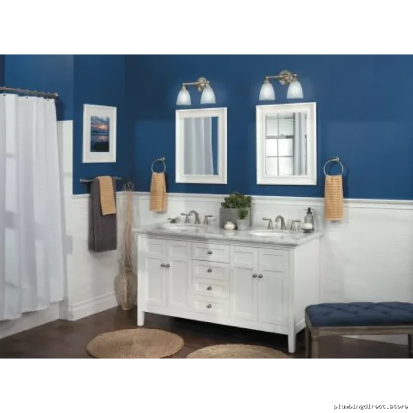 Moen Brantford 2-Globe Wall Sconce in Brushed Nickel Finish YB2262BN - Image 2