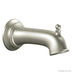 Moen Brantford Tub & Shower Spout with Diverter in Brushed Nickel