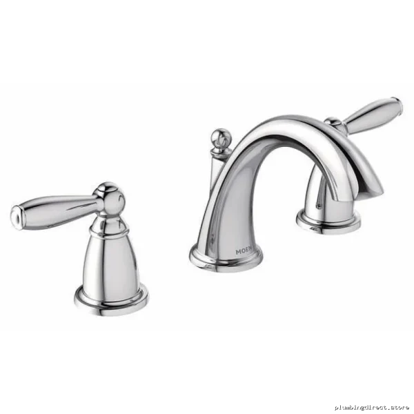 Moen Brantford Widespread Faucet - Chrome Finish for Bathroom/Kitchen, TV6620 High-Flow Faucet