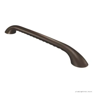 Moen Bronze Grab Bar 24 Inch - Plastic Curved Grip for Bathroom Safety