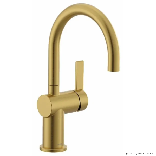 Moen Brushed Gold Bar Faucet - Durable Professional Series Kitchen Sink Fixture 5622BG