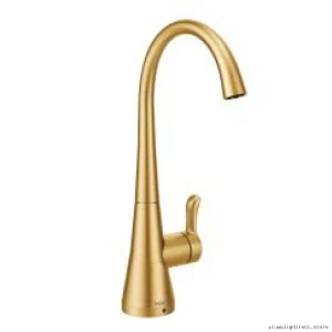 Moen Brushed Gold Beverage Faucet S5520BG for Modern Kitchens