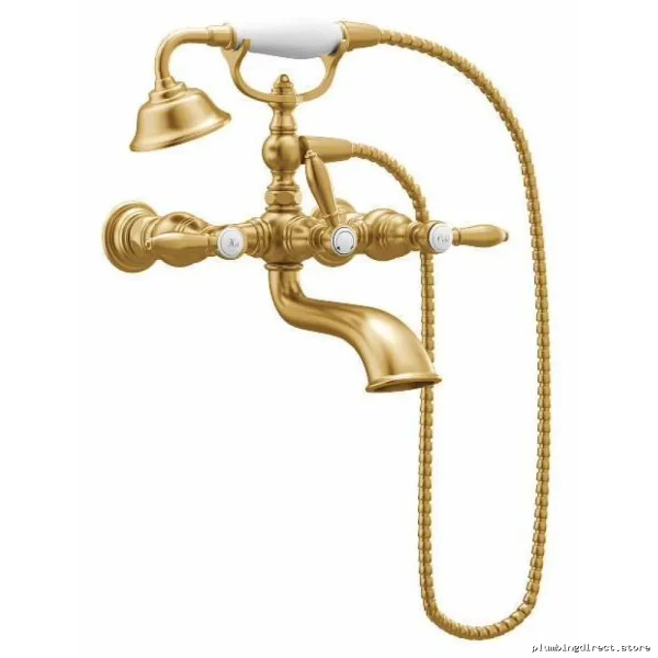 Brushed Gold Freestanding Tub Faucet - Moen Weymouth S22110BG