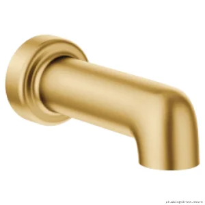 Moen Brushed Gold Level Tub Faucet – Modern Bathroom Accessory Model#XXXX
