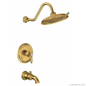 Moen Brushed Gold Tub Shower Trim with Eco-Performance UTS232104EPBG