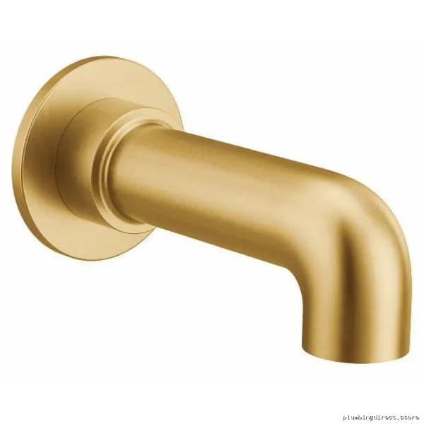 Moen 3347BG Brushed Gold Tub Spout with Built-In Diverter for Easy Flow Control