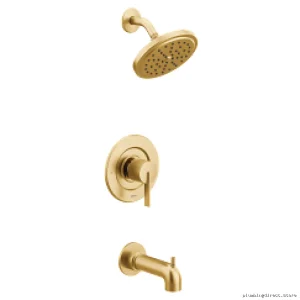 Moen Brushed Gold Tub & Shower Trim with Posi-Temp Tech