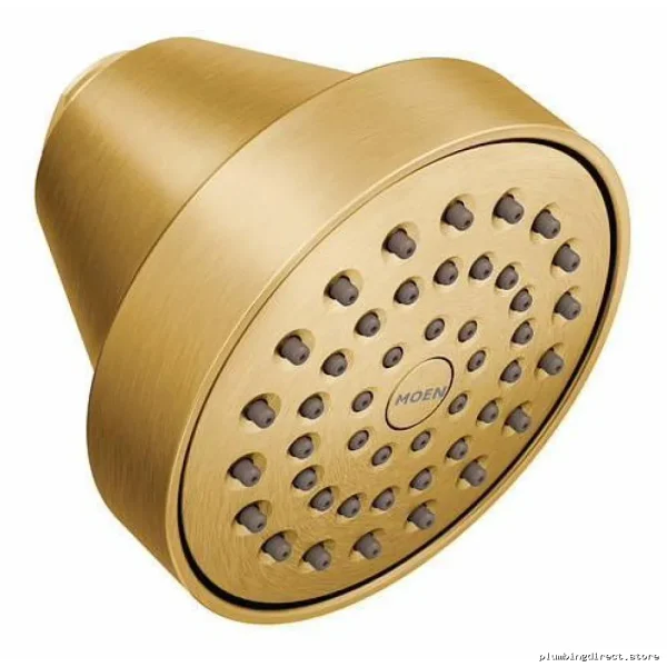 Moen Brushed Gold 1.5 GPM Eco-Friendly Low Flow Shower Head for Water Savings